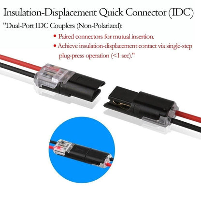 2 Pin Cable Connector (Pack of 5)