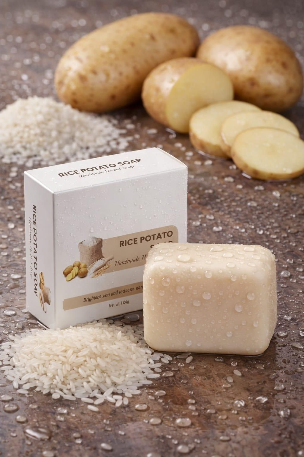 Rice Potato Soap 100 gm Pack of 1